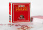 プラスチックModianoの火かき棒の索引のカジノのゲームのためのマーク付きの火かき棒カード
