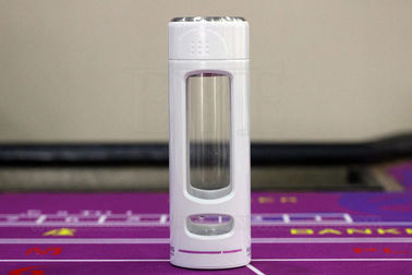 バーコードのための白濁水のびんのカメラの火かき棒の走査器はカードおよび火かき棒の検光子を示しました
